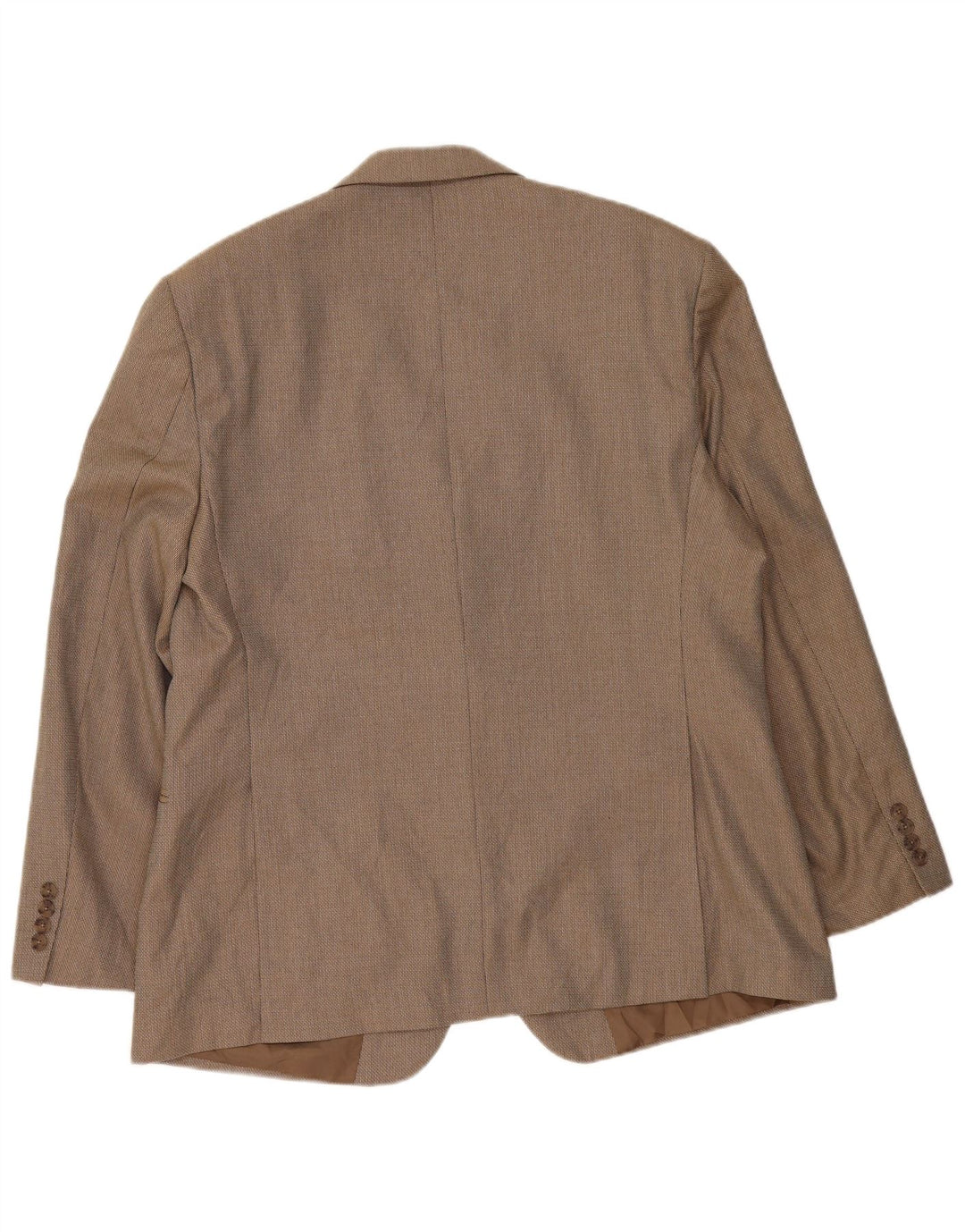 Marks & Spencer Chaqueta tipo blazer de 2 botones para hombre UK 46 XL Poliéster beige
