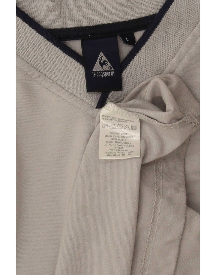 Camiseta Le Coq Sportif Hombre Top Grande Gris Poliéster