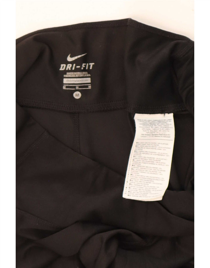 Nike Dri Fit Pantalones de chándal para Mujer UK 44 Mediano Negro Poliéster