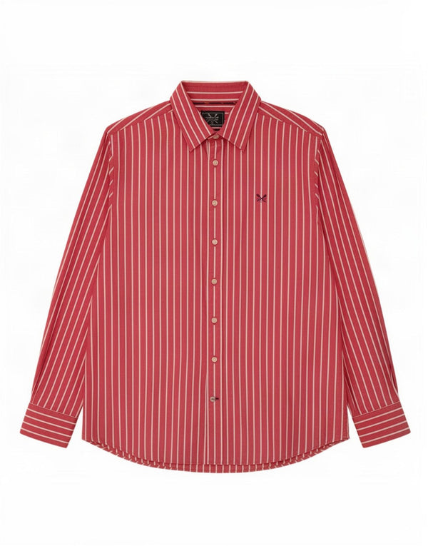 Crew Clothing Camisa de corte entallado para hombre, talla grande, color rosa
