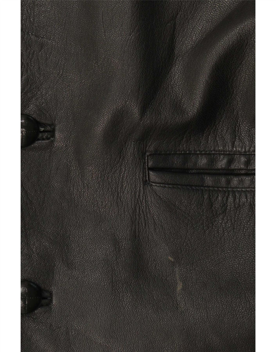 Milan Chaqueta de cuero para hombre UK 38 Medium Black Classic