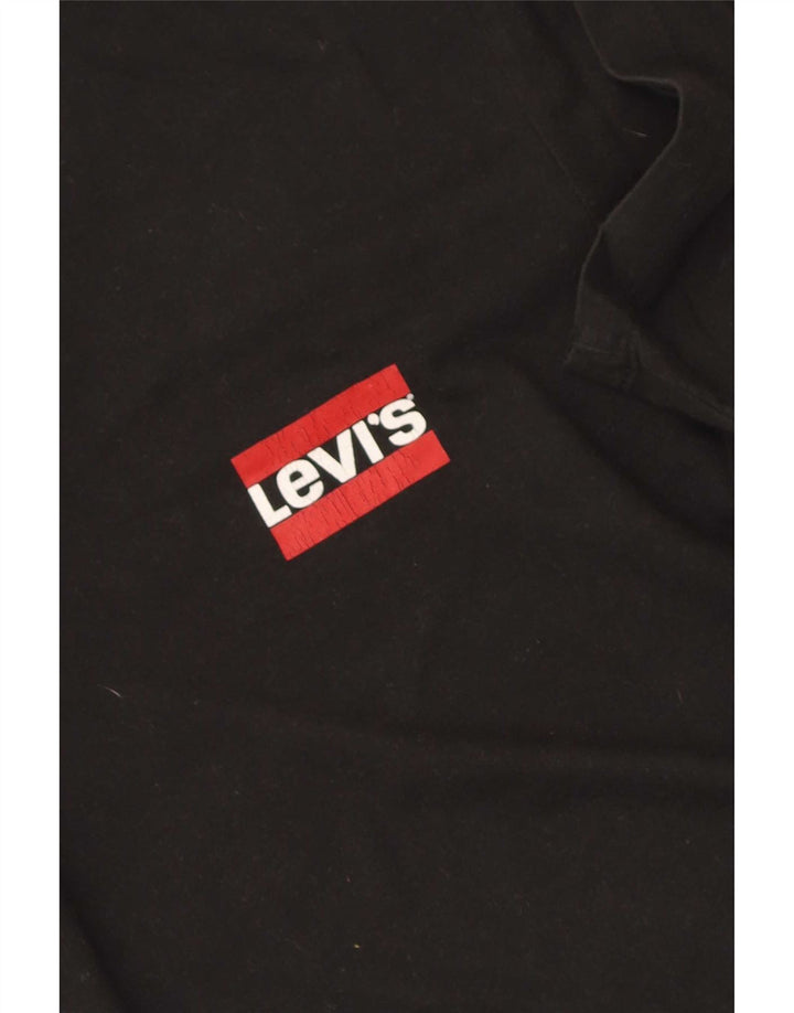 Levi's - Camiseta para hombre, talla grande, algodón negro