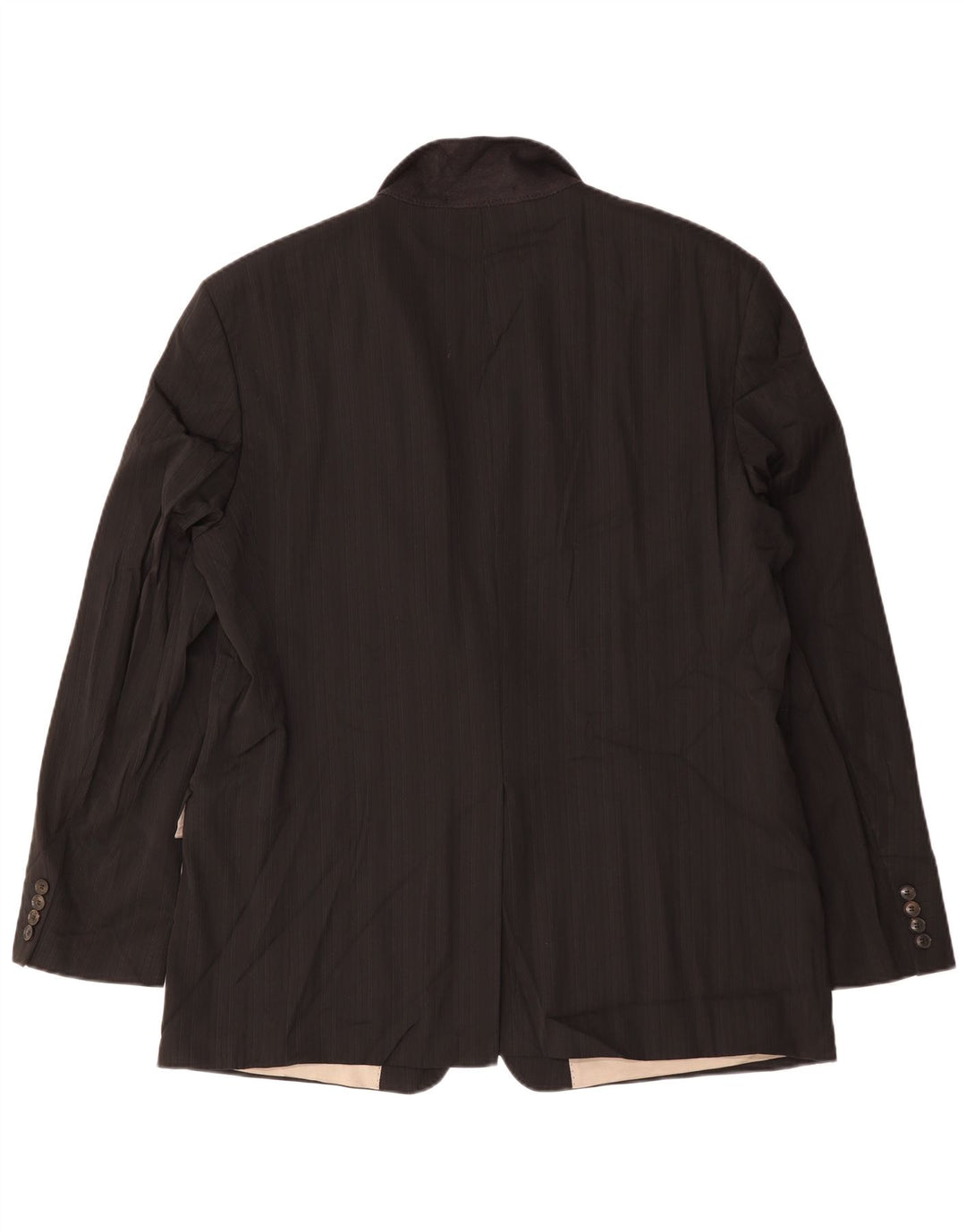 HUGO BOSS Chaqueta tipo blazer de 2 botones para hombre EU 60 5XL Lana virgen negra