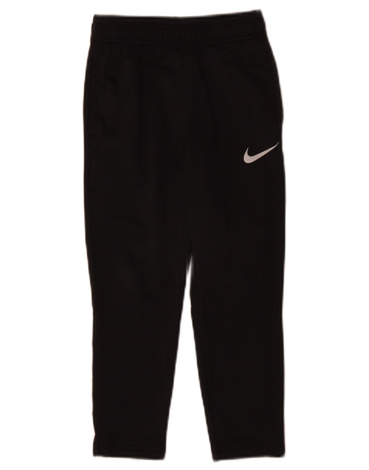 Nike Pantalones de chándal para niños 4-5 años Small Negro Poliéster