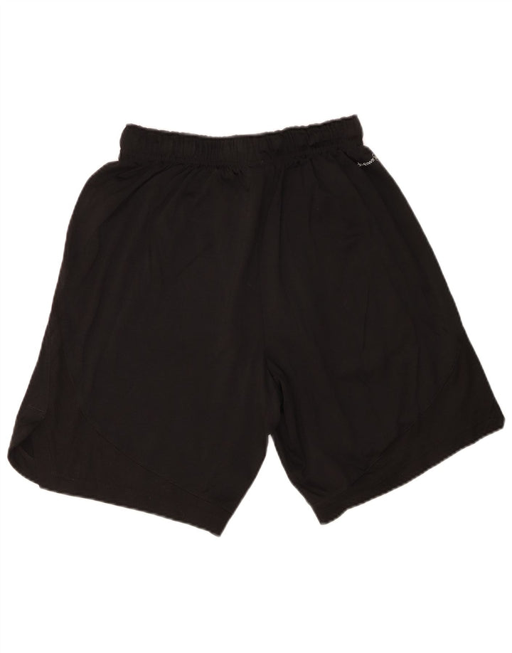Russell Athletic - Pantalones cortos deportivos para hombre (poliéster), color negro