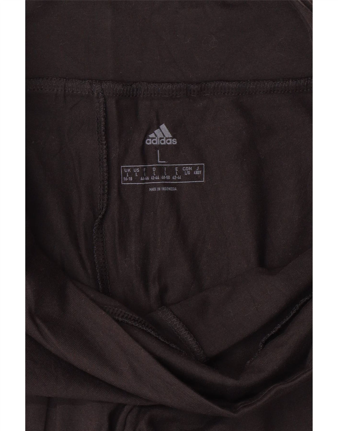 ADIDAS Leggings gráficos para mujer Reino Unido 40/18 Grande Negro