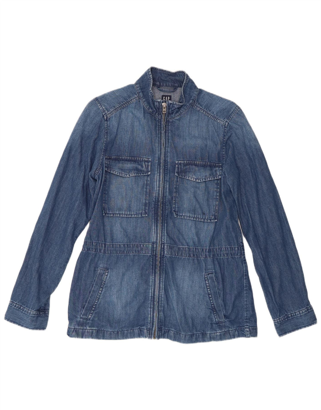 Camisa vaquera Gap para mujer UK 10 Small Algodón azul