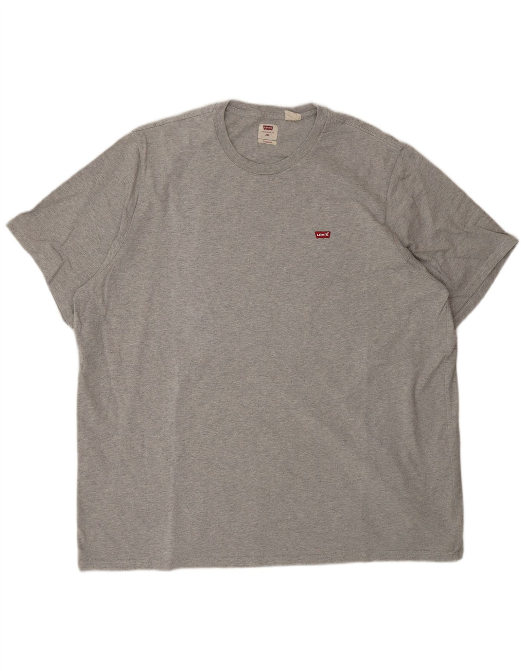Levi's Camiseta estándar para hombre Top 2XL Algodón gris