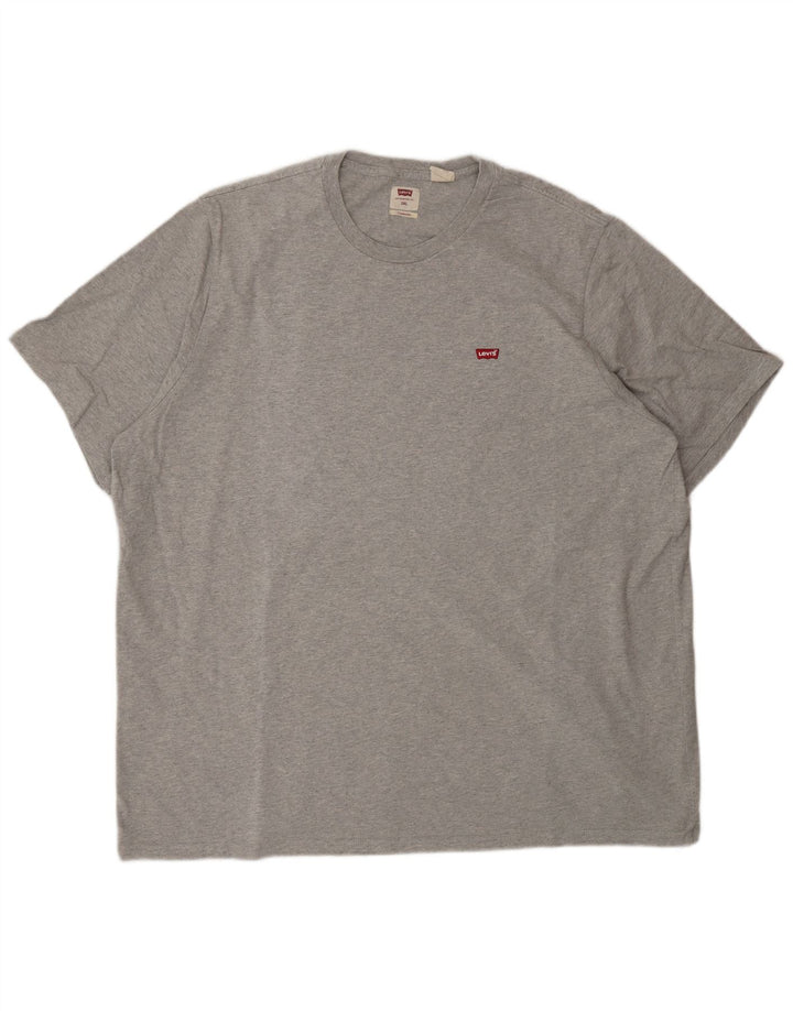 Levi's Camiseta estándar para hombre Top 2XL Algodón gris