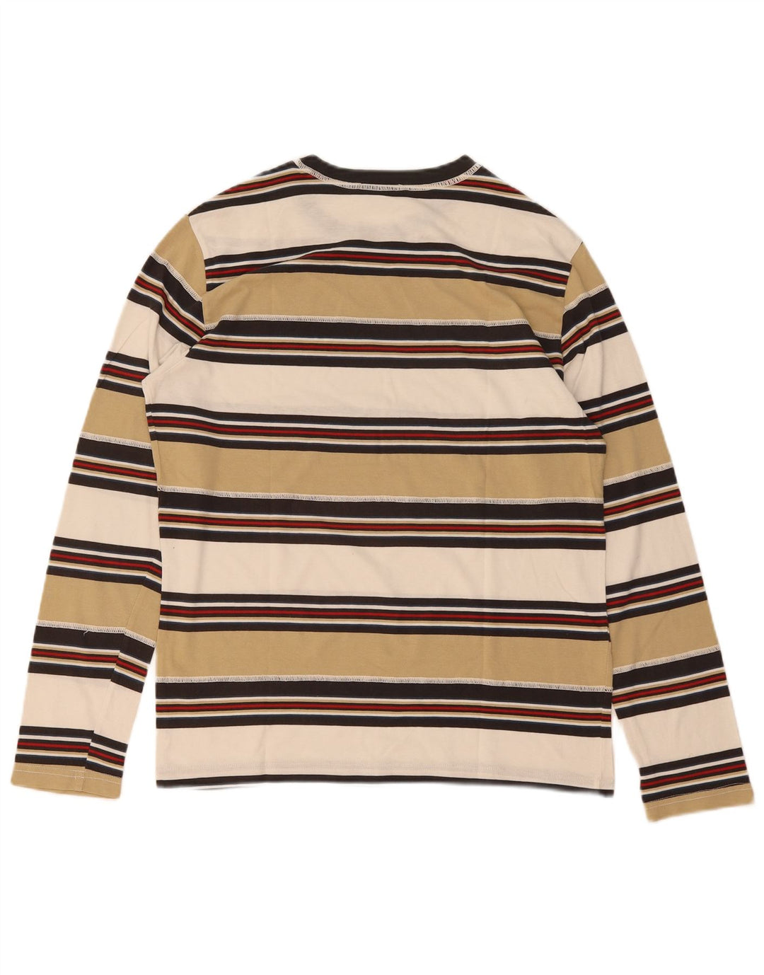 Gas Mujer Top Manga Larga UK 46 Grande Multicolor Rayas
