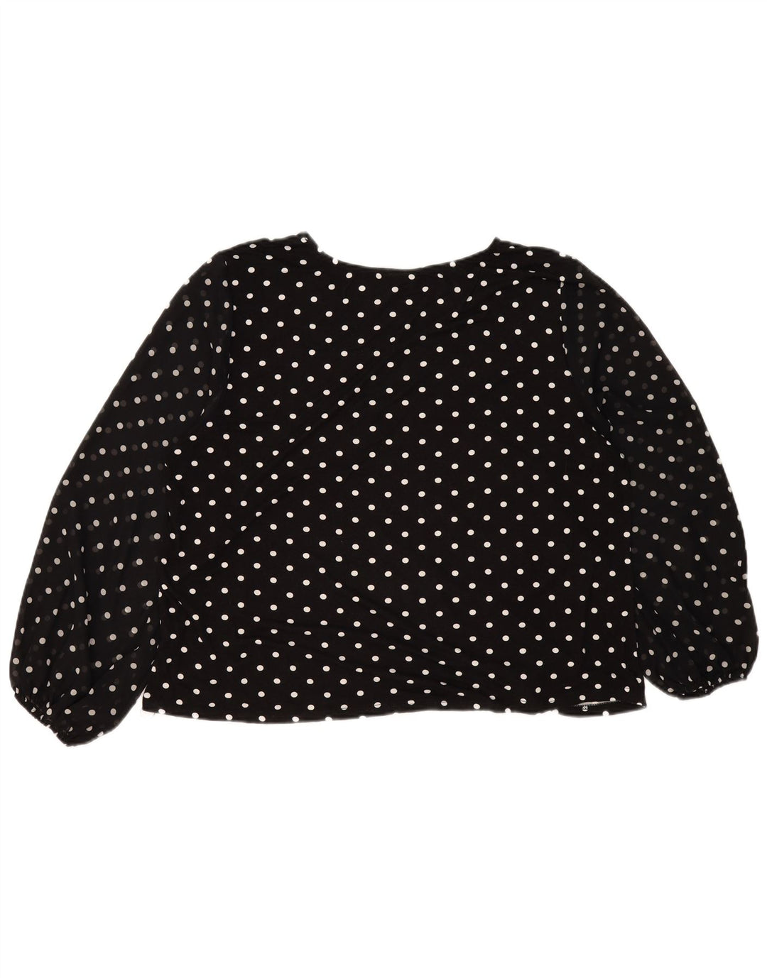 Marks & Spencer Blusa de manga larga autógrafo para mujer UK 44 Medium Black