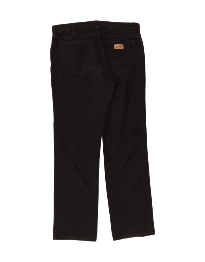 WRANGLER Vaqueros rectos Texas para hombre W36 L32 Algodón negro
