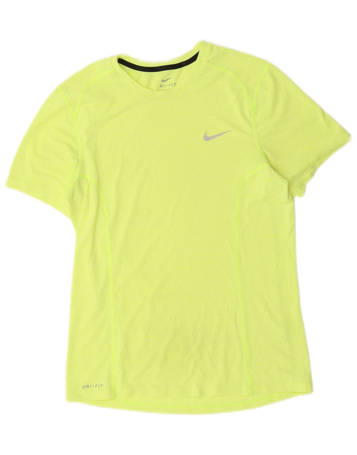 Nike - Camiseta Dri Fit para hombre, talla pequeña, color amarillo