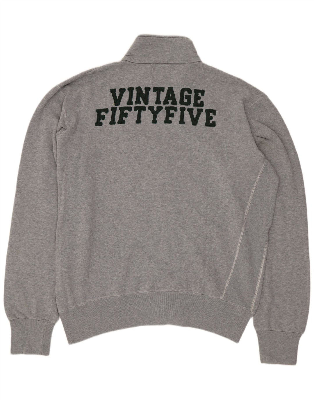 VINTAGE Chaqueta superior de chándal gráfico para hombre XL Algodón gris