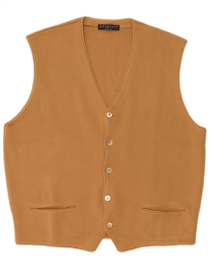 Chaleco Bramante Hombre Lana Beige Medio