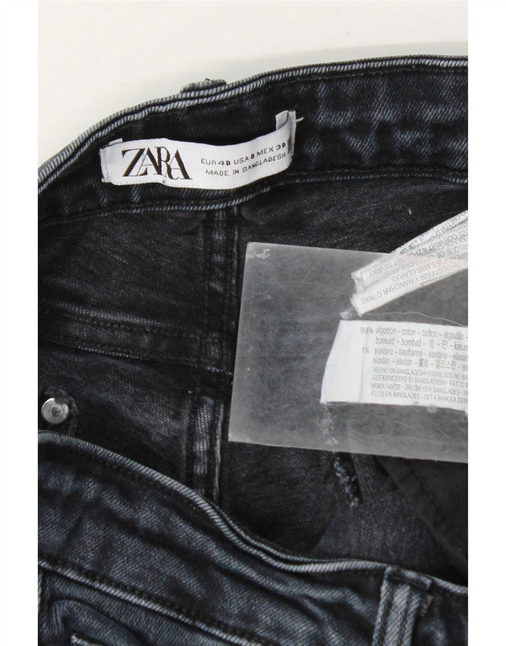 Zara Jeans Slim Mujer EU 40 Medium W30 L26 Azul Marino Algodón