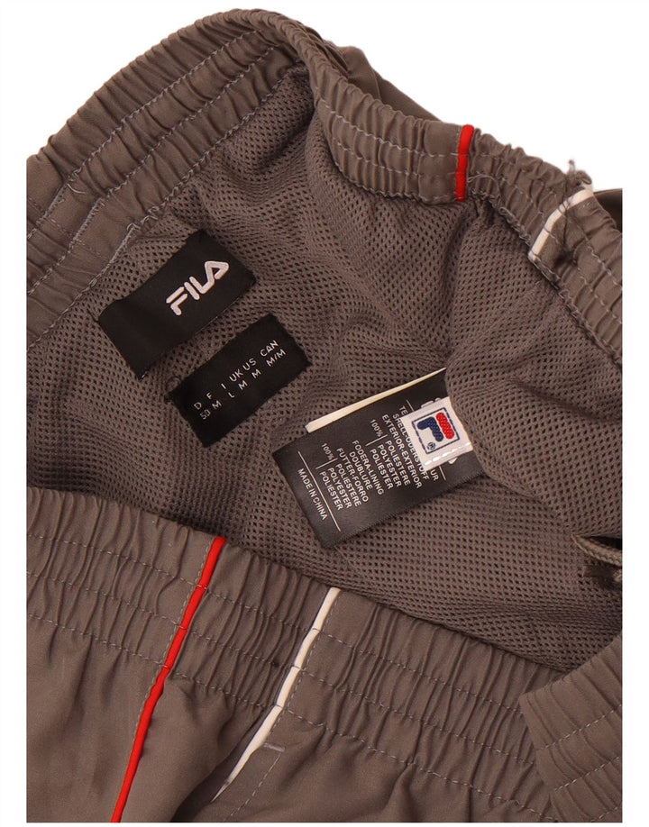 Pantalón Fila Hombre Chándal Poliéster Gris Medio