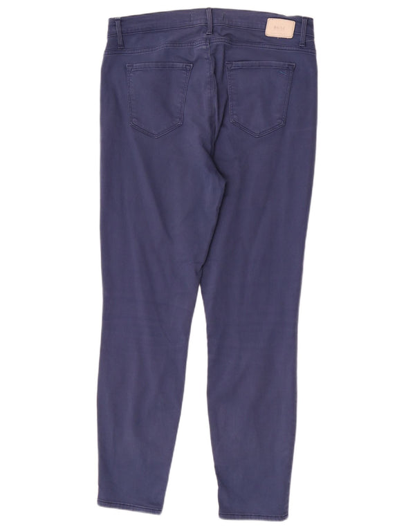 Brax Pantalones casuales ajustados para mujer UK 14 Medium W31 L27 Algodón azul