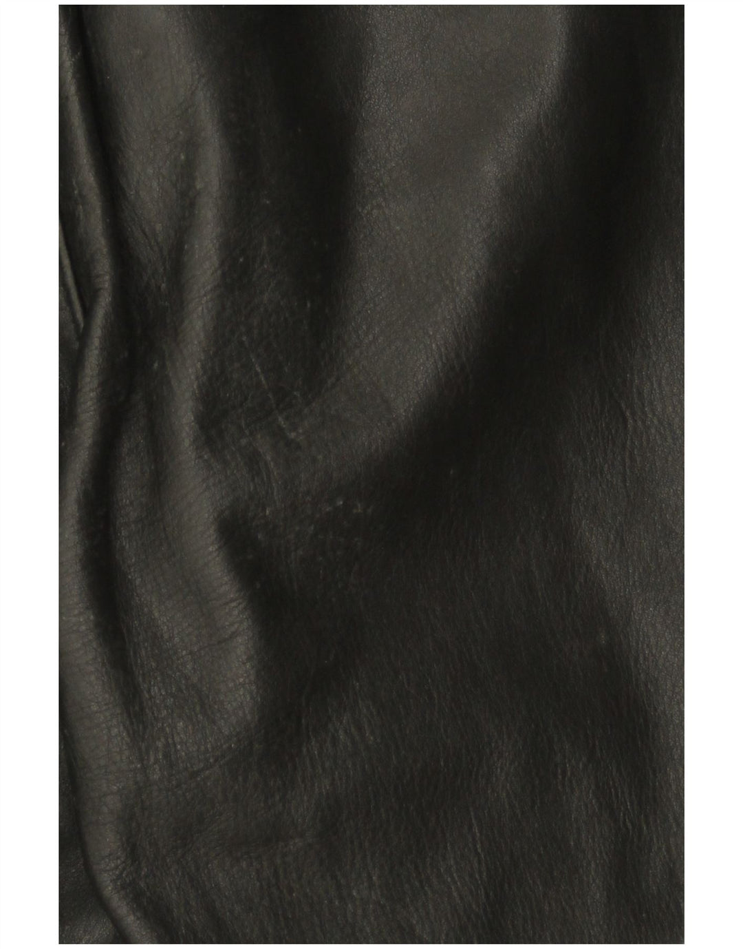 VINTAGE Mono de cuero sin mangas para mujer Reino Unido 12 Cuero negro medio