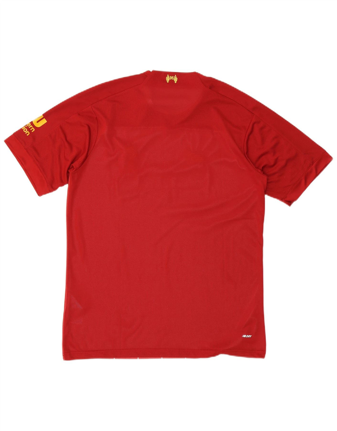 NEW BALANCE Camiseta gráfica para hombre XL Poliéster a rayas rojas