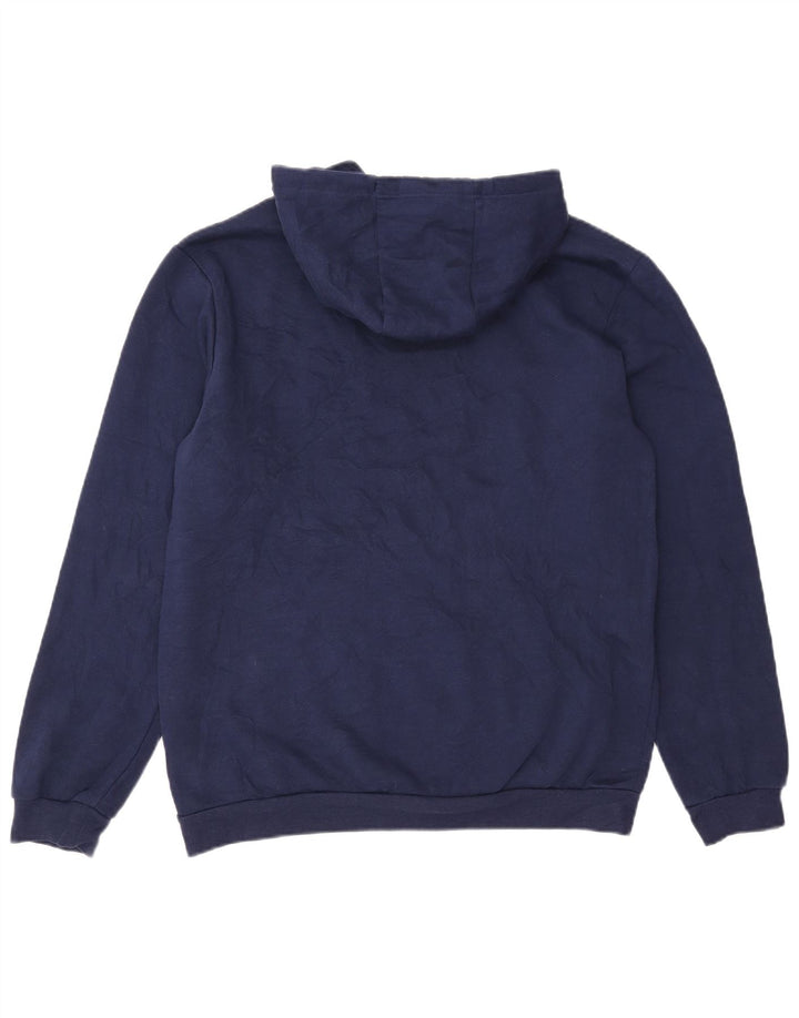 Adidas Hombre Sudadera Con Capucha Jumper Medium Azul Marino Algodón