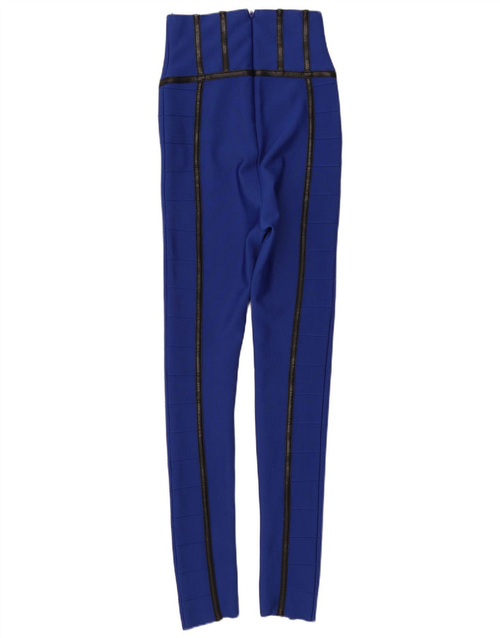 KAREN MILLEN Leggings para mujer UK 6 XS Azul Poliéster
