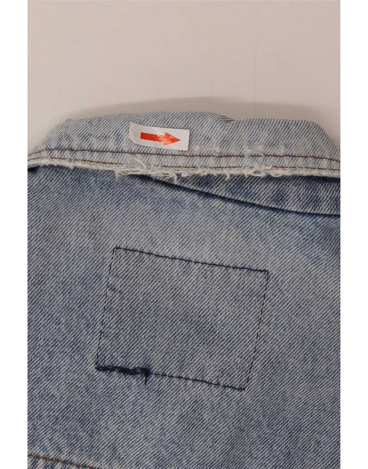 Casucci Chaqueta vaquera para hombre UK 40 Grande Algodón azul