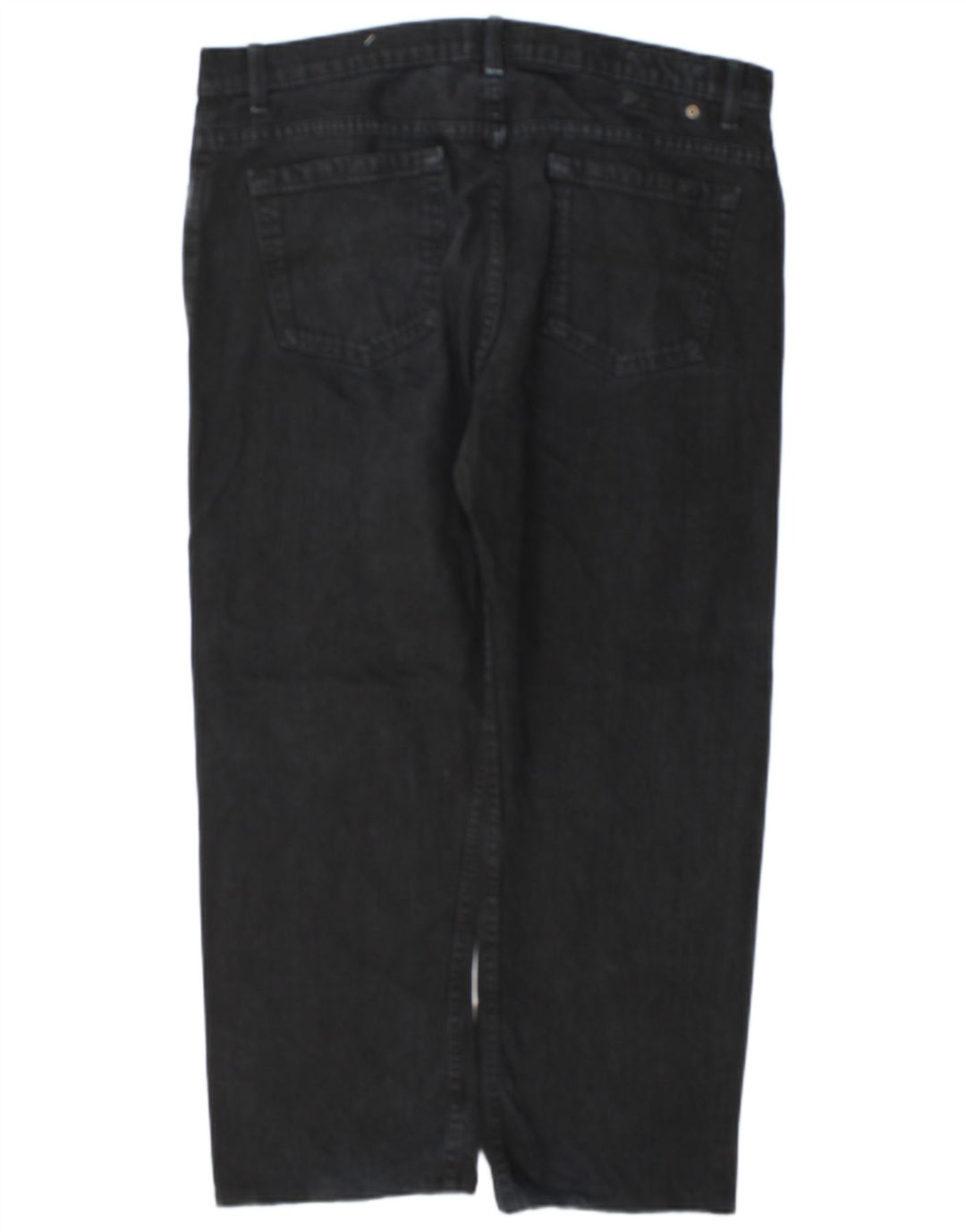 Marks & Spencer Jeans rectos para hombre W36 L26 Algodón negro