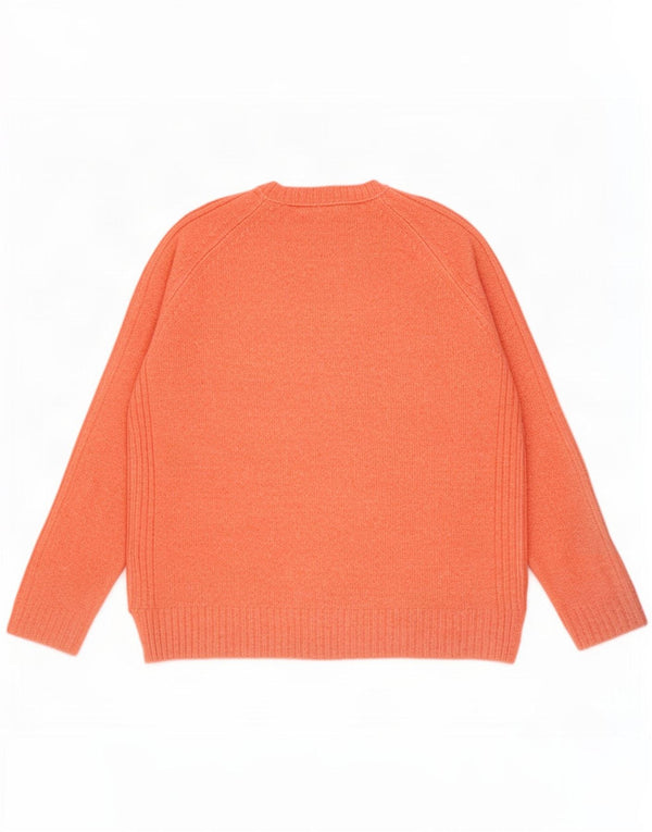 Marks & Spencer Suéter tipo jersey con cuello redondo para mujer UK 40 Acrílico rosa medio
