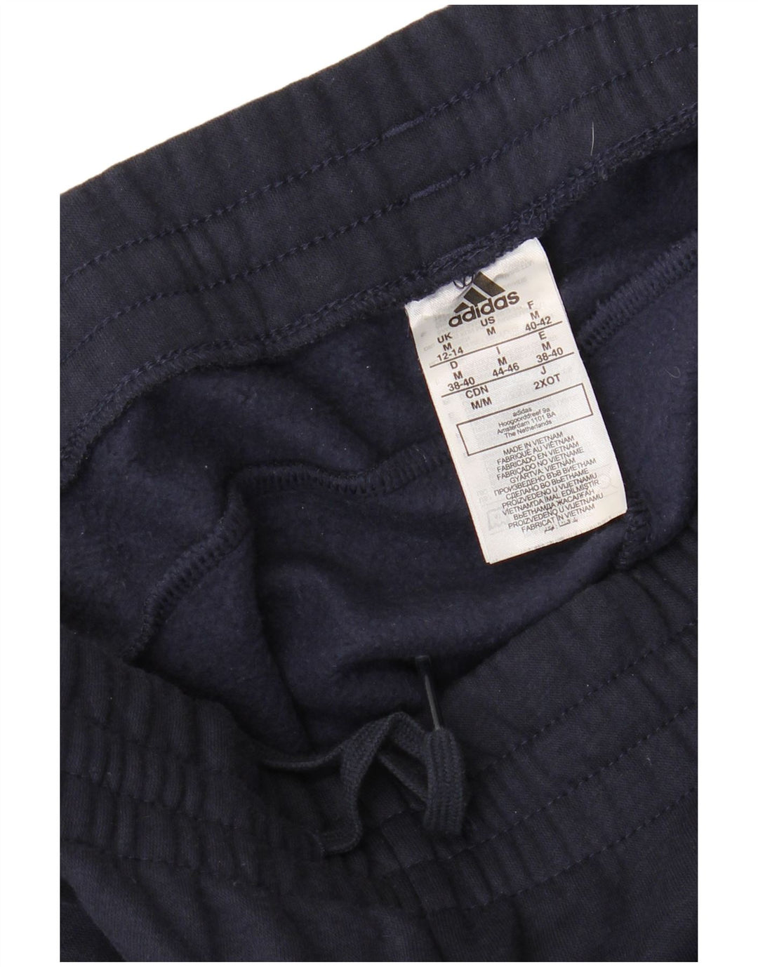 ADIDAS Pantalones de chándal para mujer Joggers UK 12/14 Medium Azul marino