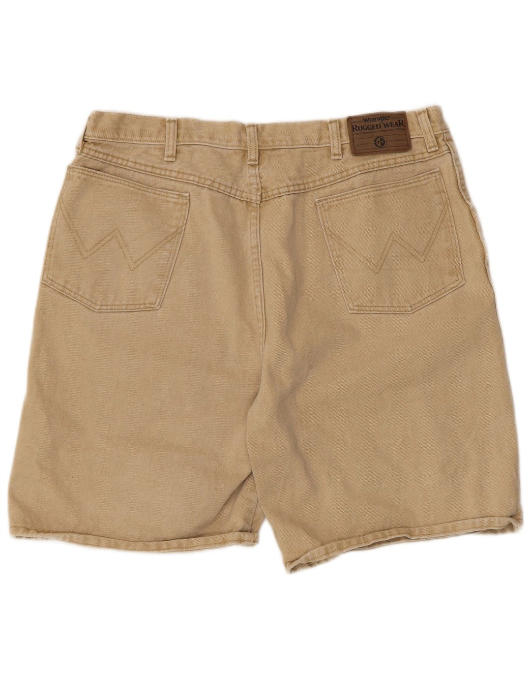 WRANGLER Pantalones cortos vaqueros para hombre W38 XL Algodón beige