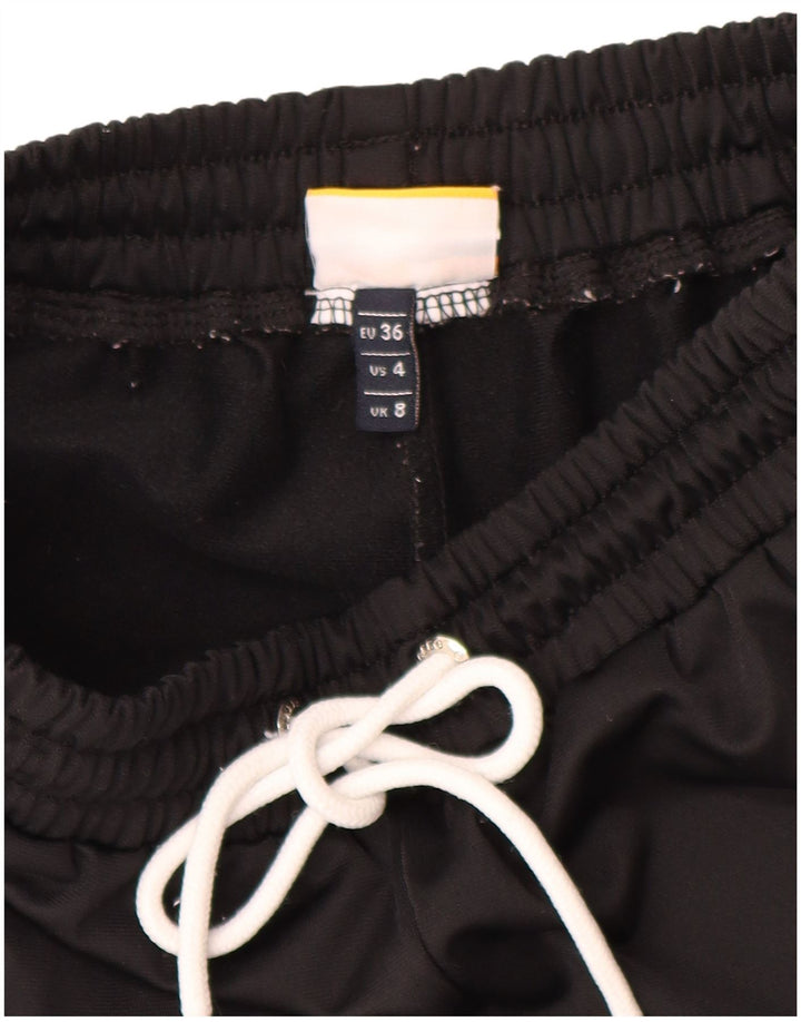 Ellesse Shorts deportivos gráficos para mujer UK 8 Small Negro