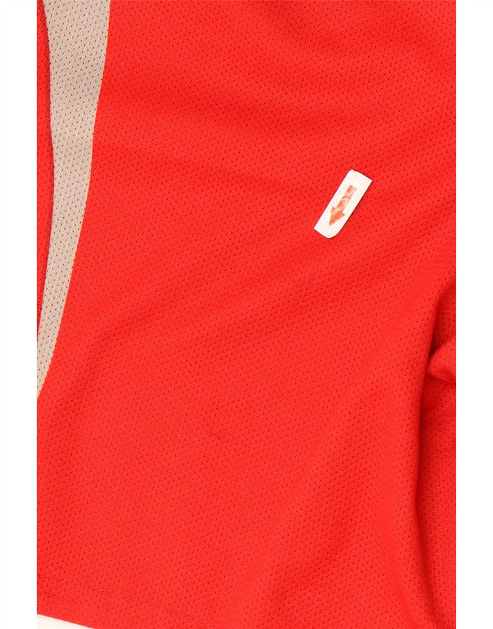Champion Shorts deportivos con gráficos para hombre Poliéster color block rojo grande