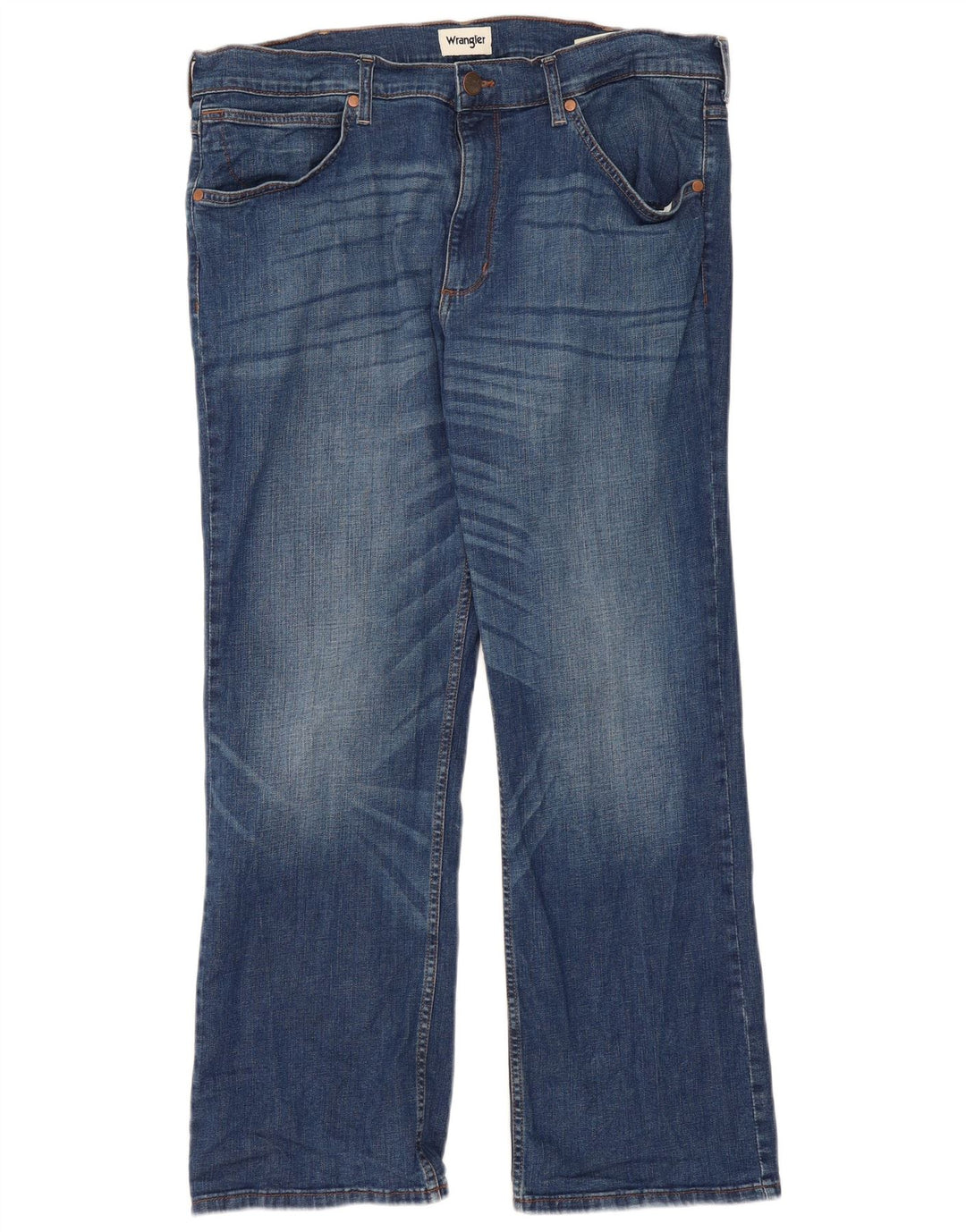 WRANGLER Vaqueros Bootcut para hombre W38 L30 Algodón azul