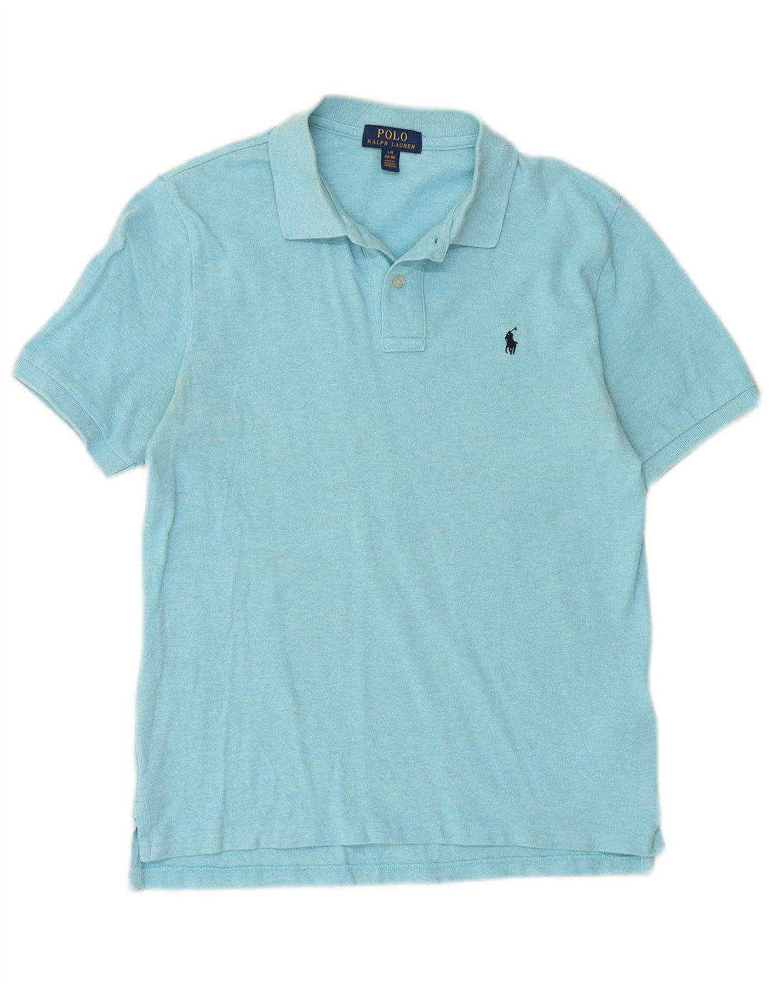 POLO RALPH LAUREN Polo para niño 14-15 años Grande Azul Algodón