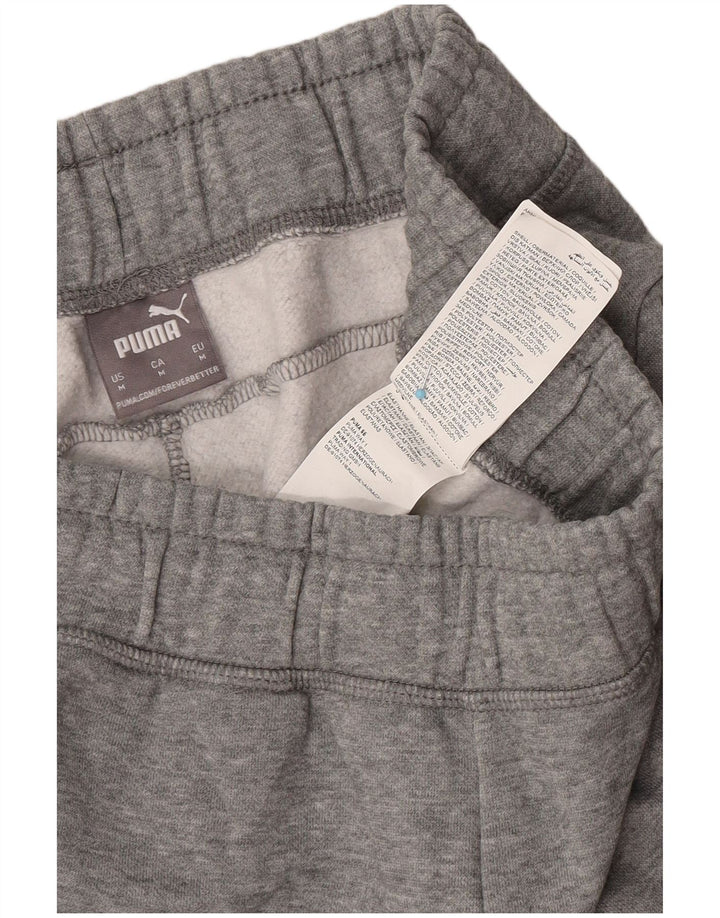 Pantalones De Chándal Puma Joggers De Algodón Moteado Gris Medio |