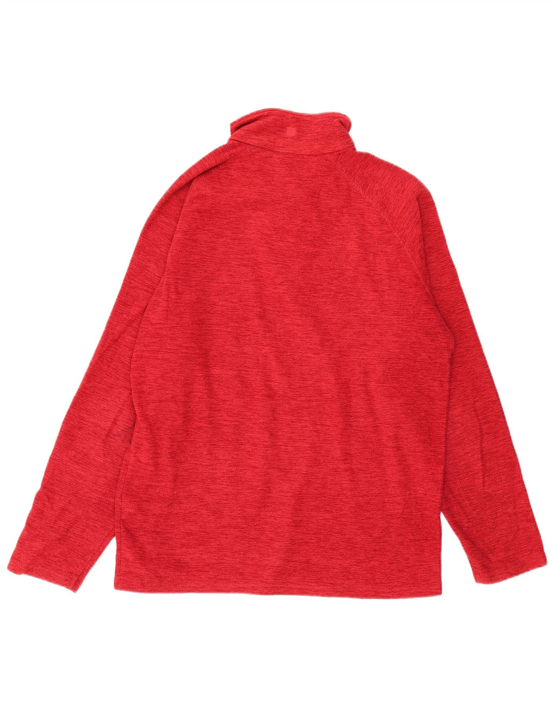 Jersey de forro polar con cuello y cremallera para hombre de Mountain Warehouse Poliéster moteado rojo medio