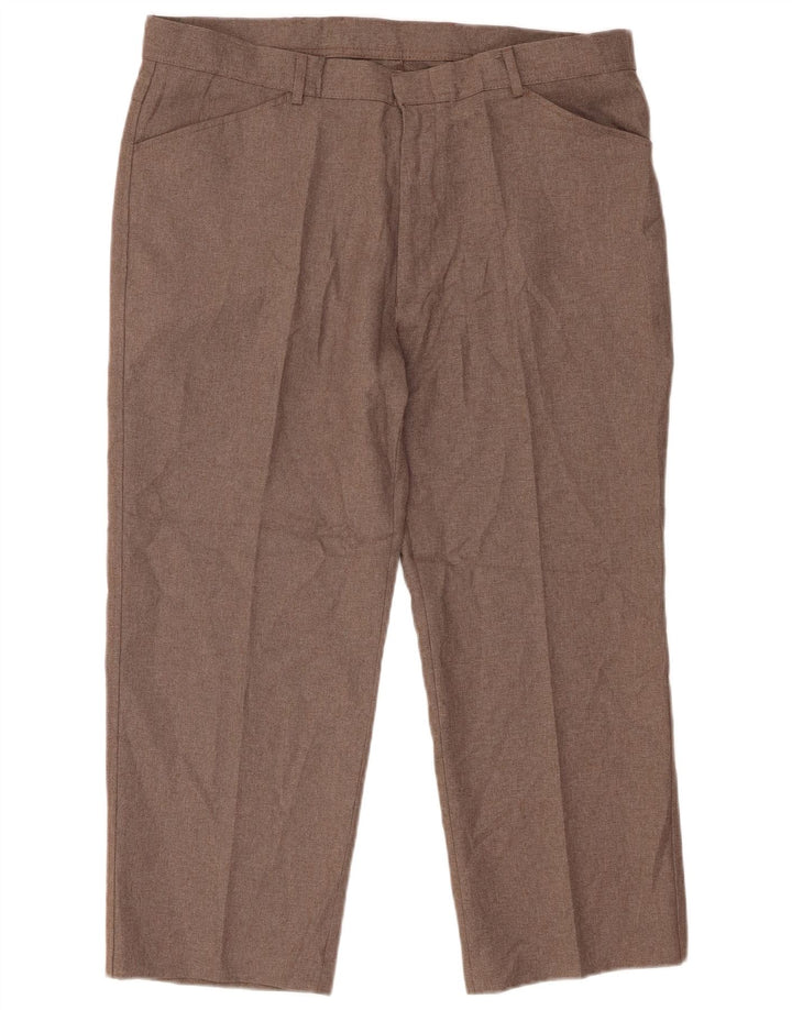 Farah Hombre Pantalones Cortos Rectos W40 L26 Poliéster Marrón