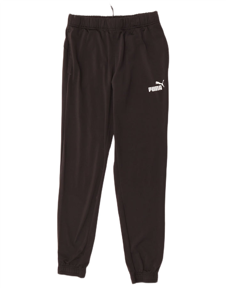 PUMA Pantalones de chándal para mujer Joggers UK 12 Medium Negro Poliéster