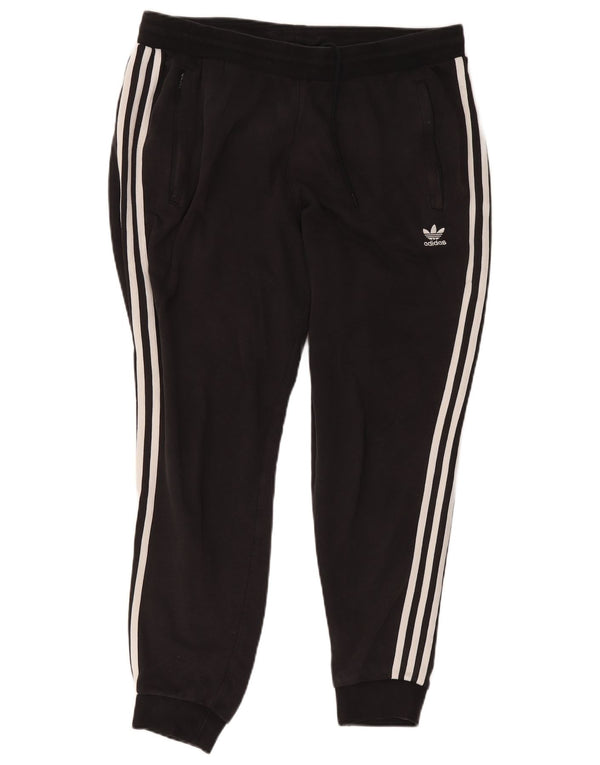 Adidas - Pantalones de chándal para mujer, talla 40, XL, algodón negro