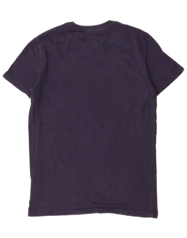 Camiseta Superdry Hombre Top Medium Azul Marino Algodón