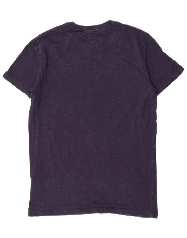 Camiseta Superdry Hombre Top Medium Azul Marino Algodón