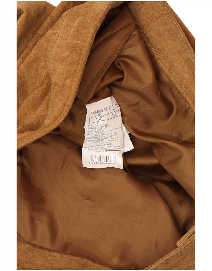 Pimkie Minifalda de ante para mujer IT 44 Medium W32 Cuero marrón