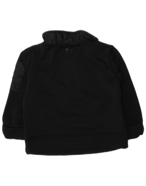 UNDER ARMOUR Baby Boys Zip Neck Sweatshirt Jumper 12-18 Months Black