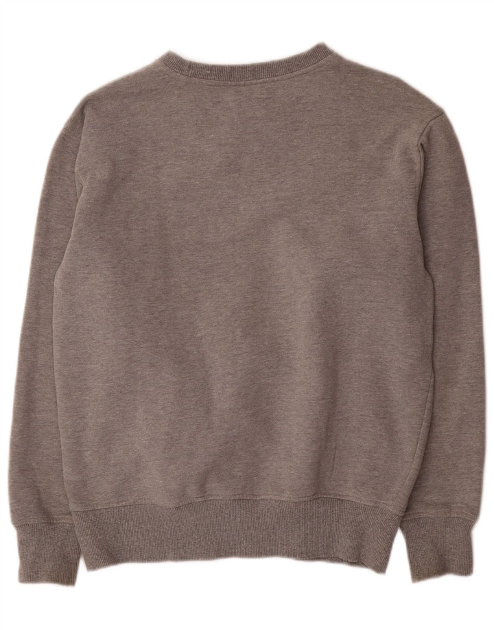 Ellesse Hombre Sudadera Gráfica Jumper Small Gris Colorblock Algodón