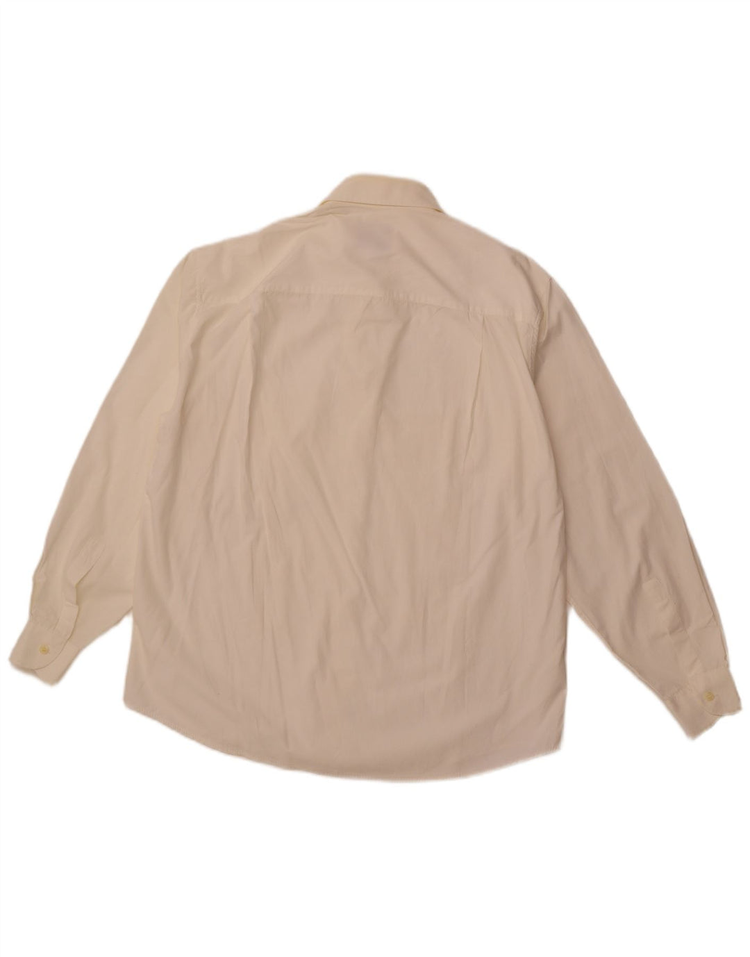 AZZURRA Camisa de hombre grande de algodón blanco roto