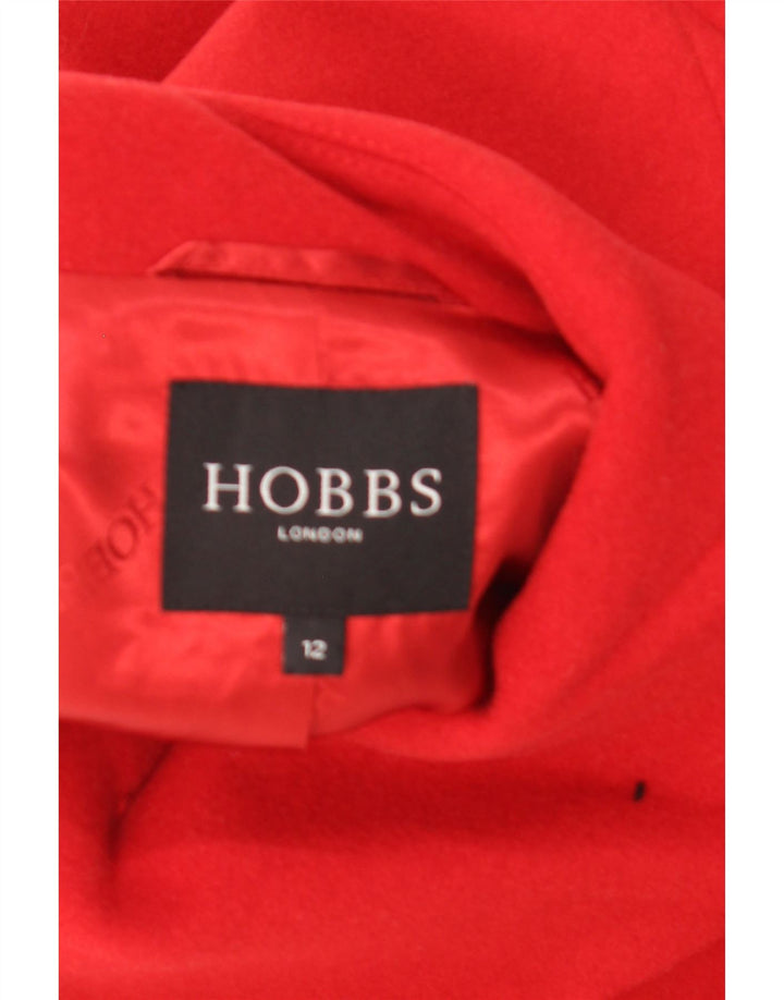 HOBBS Abrigo para mujer UK 12 Lana roja mediana