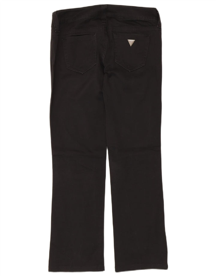 Guess Vaqueros Bootcut Mujer W28 L29 Algodón Negro