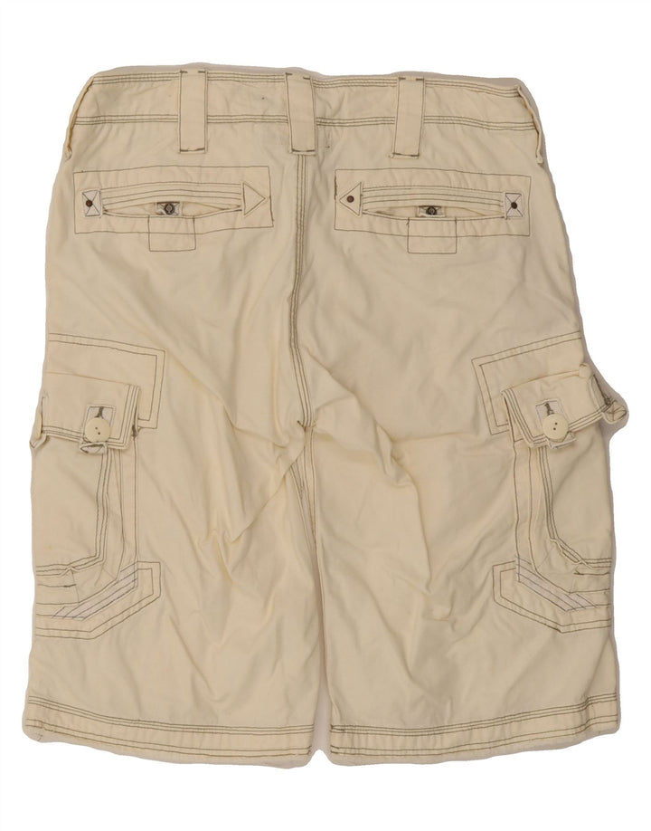OVS Boys Cargo Shorts 13-14 Years W30 Beige Cotton Vintage OVS and Second-Hand OVS from Messina Hembry 