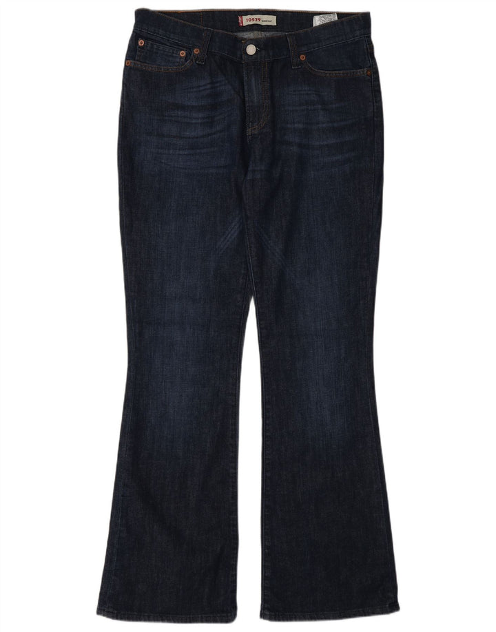 Levi's Mujer 10529 Vaqueros Bootcut W33 L32 Algodón Azul Marino